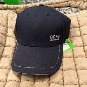 Boss Hugo boss baseball hat navy/green NWT